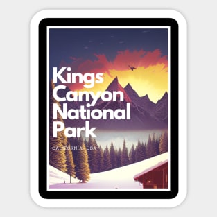 Kings Canyon National Park hike California United States Sticker